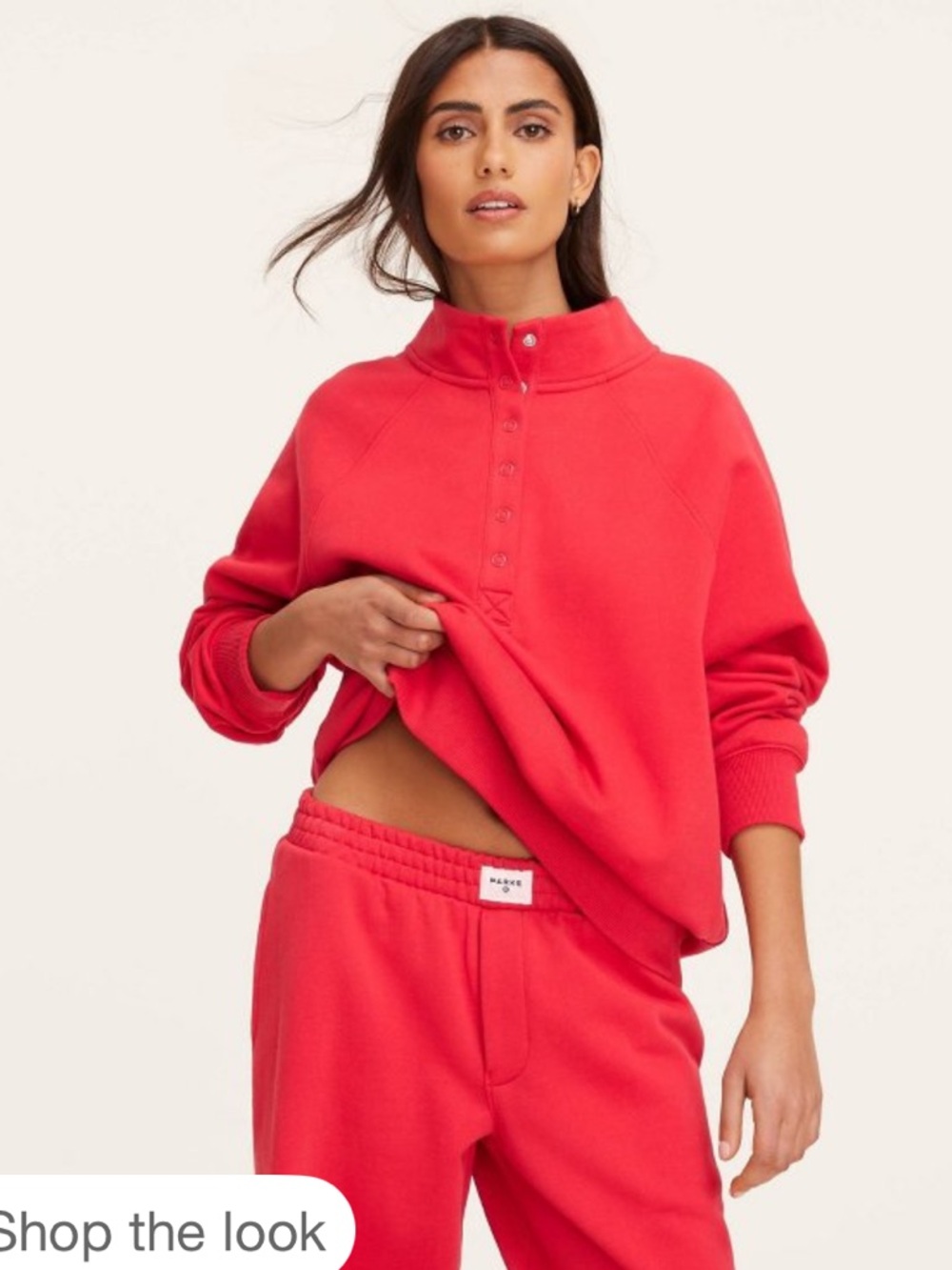 Parke red sweatpants